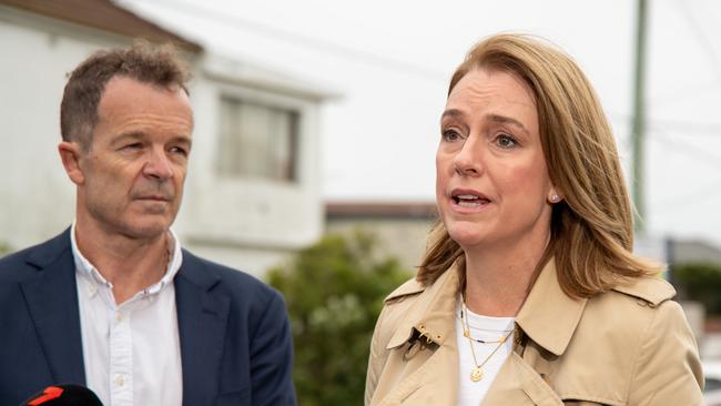 Opposition leader Mark Spearman and health spokeswoman Kellie Sloane. Picture Thomas Lisson