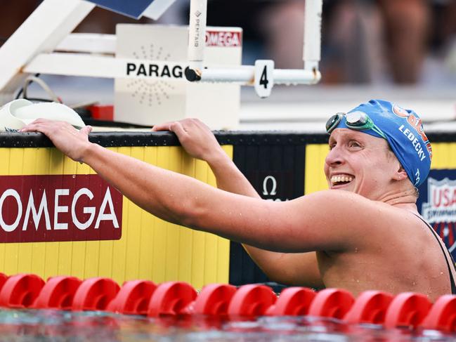 Katie Ledecky smashed her own record. Picture: Carmen Mandato / GETTY IMAGES NORTH AMERICA