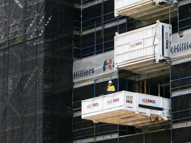 St Hilliers Construction Mann st Gosford Friday 25th May 2018.(AAP Image/Sue Graham)