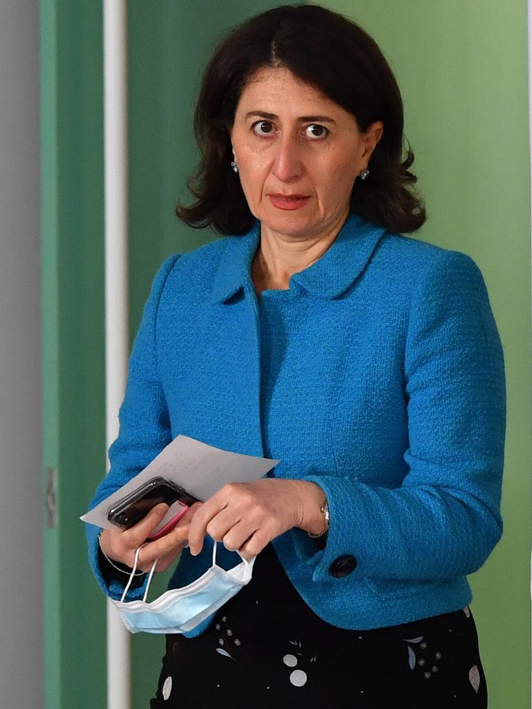 Gladys Berejiklian has led the state through the Covid pandemic. Picture: Joel Carrett/Getty