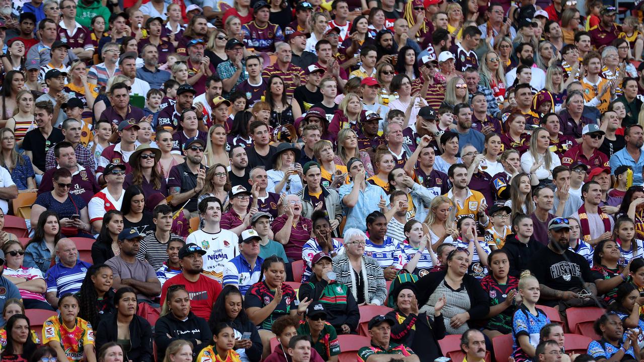 It will be a sellout crowd at Suncorp Stadium as the Brisbane Broncos take on the New Zealand Warriors for a spot in the NRL grand final. File picture