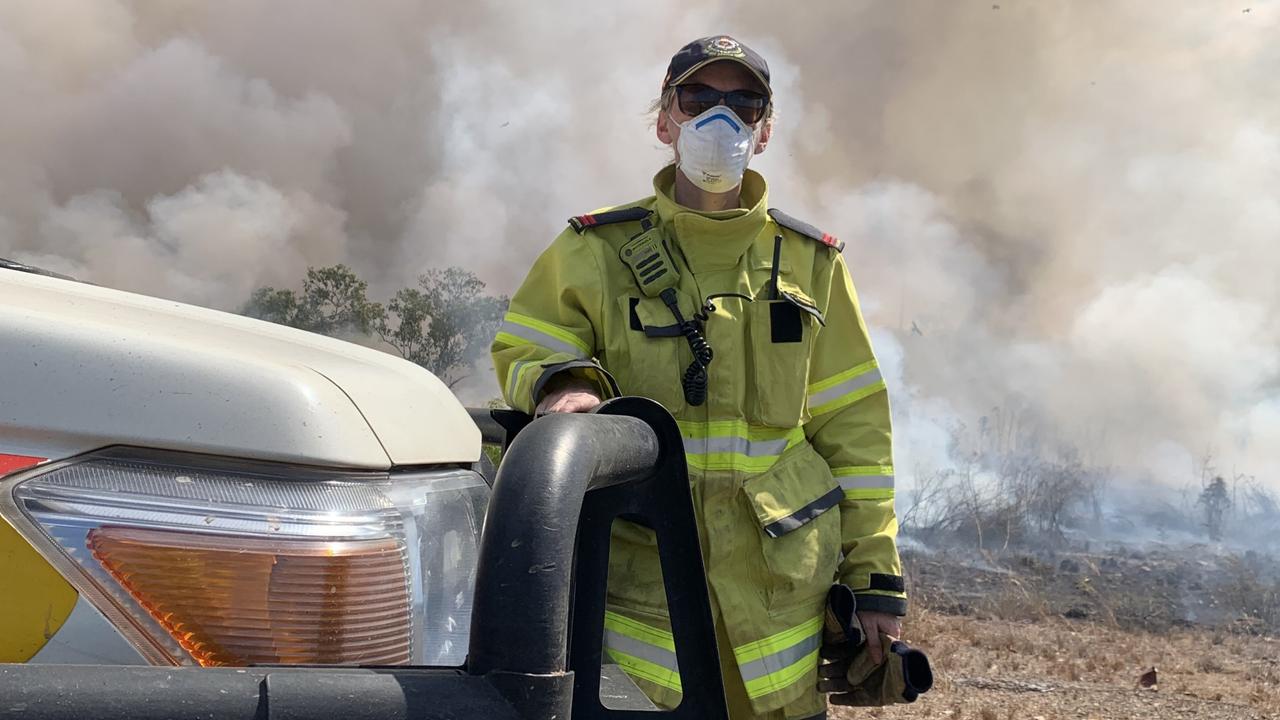 Alice Springs born firefighter Claire Peberdy. Picture: Supplied.