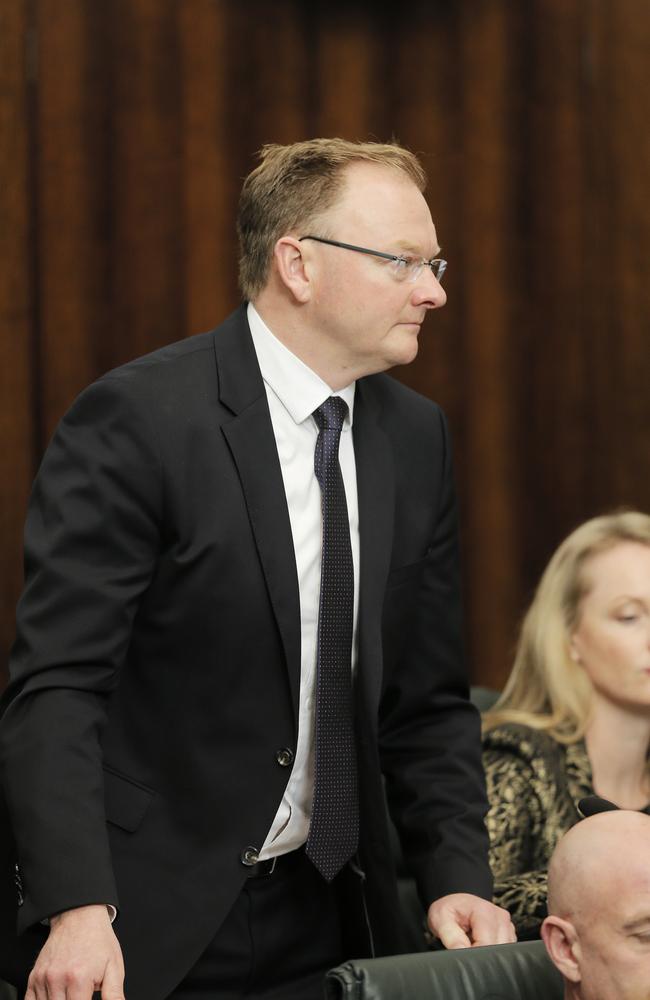 Roger Jaensch in Parliament. Picture: MATHEW FARRELL