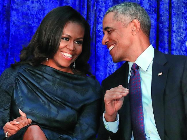 TWAM-20180707 EMBARGO FOR TWAM 7 JUL 2018NO REUSE WITHOUT PERMISSIONMICHELLE AND BARACK OBAMAPHOTOGRAPH: GETTY IMAGESFEE APPLIES