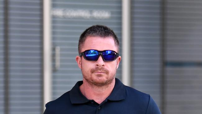 BRISBANE, AUSTRALIA - NewsWire Photos - APRIL 20, 2021. Simon John Hickey leaves the District Court in Brisbane. Hickey is accused of sharing footage of the Christchurch mosque massacre with five contacts on the messaging app Signal. Picture: NCA NewsWire / Dan Peled