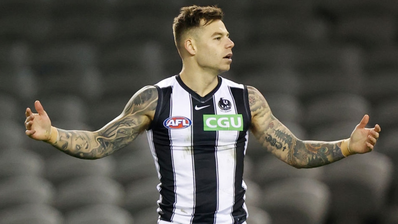 AFL 202: Jamie Elliott future at Collingwood Magpies, out of contract, free  agency, Jordan De Goey