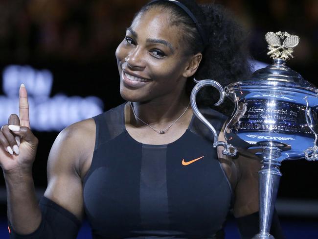 Serena Williams is a tennis superstar. Picture: AP Photo/Aaron Favila, File