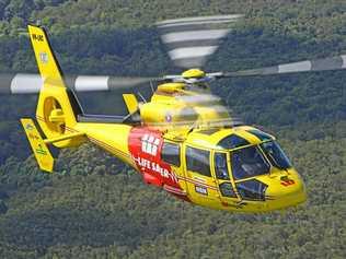 The Westpac Rescue Lifesaver Helicopter. Picture: Matthew Deans