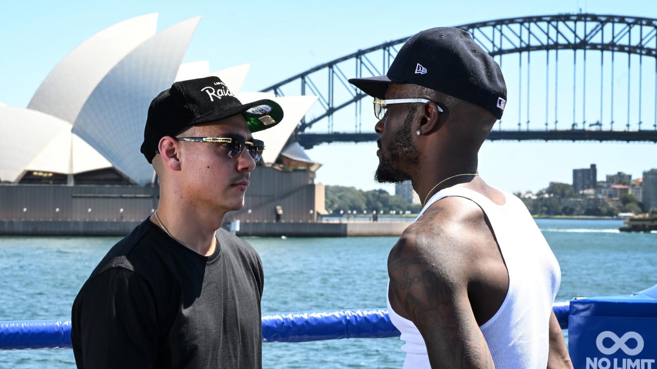 LIVE: Tim Tszyu and US rival face off as tensions set to explode in press conference