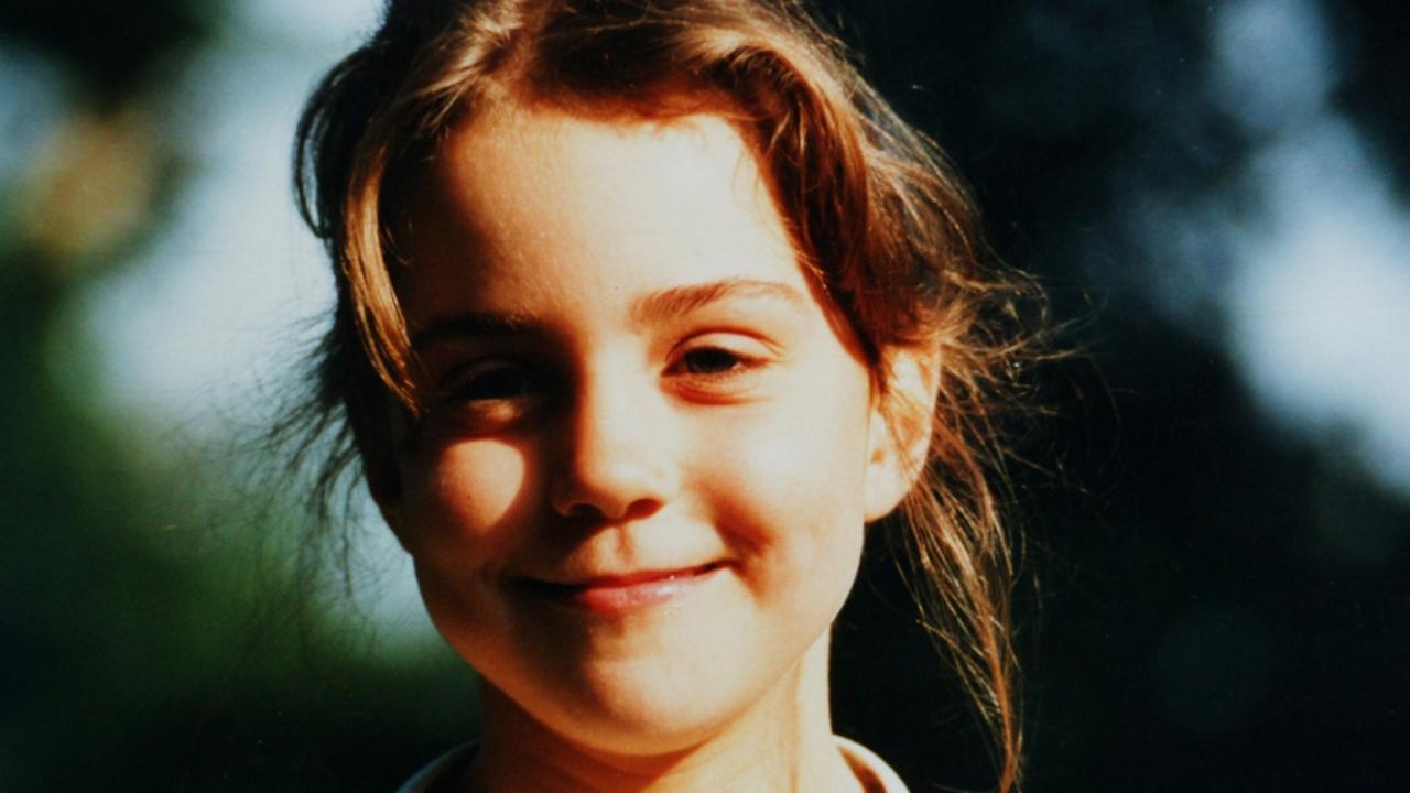 Kate Middleton, aged 5, in the United Kingdom. Picture: The Middleton Family/AFP