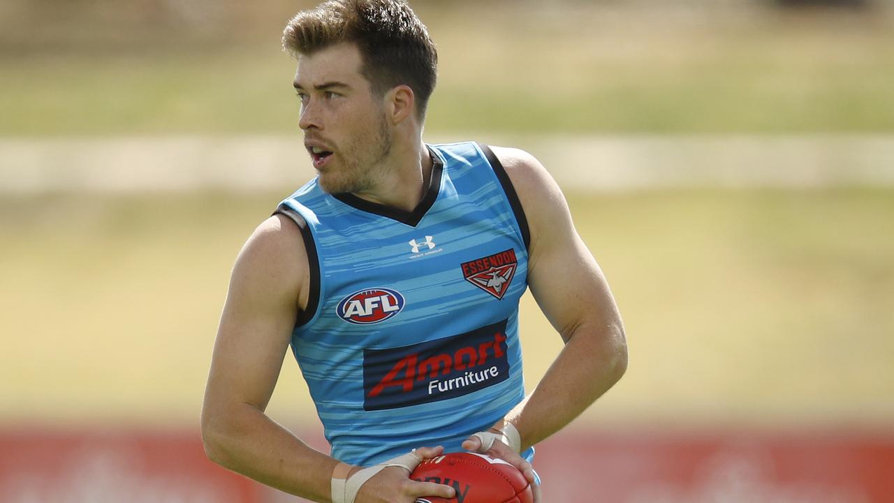 Bombers star Zach Merrett is a safe pick in KFC SuperCoach. Picture: NCA NewsWire / Daniel Pockett