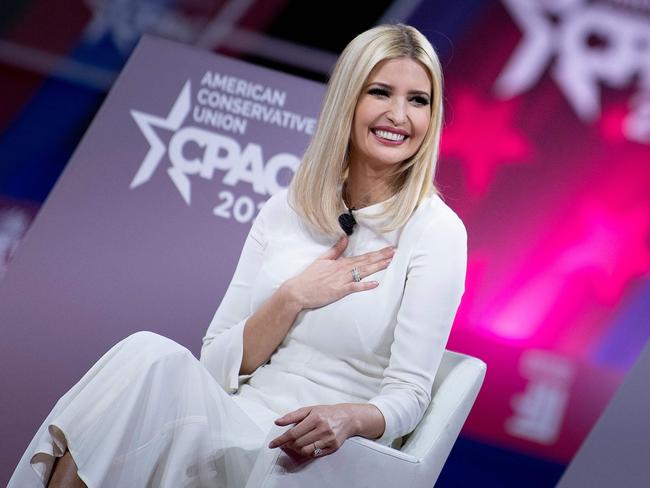 Ivanka is the eldest daughter of former US president Donald Trump. Picture: Brendan Smialowski