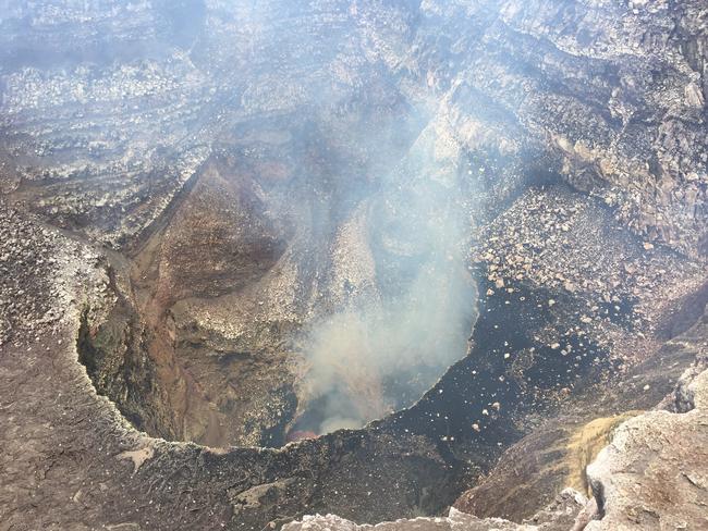 Up close and personal with Masaya Volcano. Picture: Gary Burchett