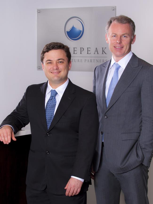 Stonepeak founders Trent Vichie (left) and Mike Dorrell.