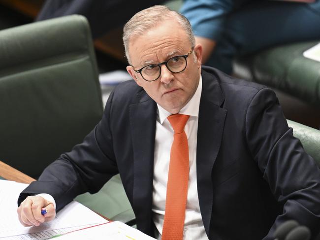 CANBERRA, Australia - NewsWire Photos - October 9, 2024: Prime Minister Anthony Albanese during Question Time at Parliament House in Canberra. Picture: NewsWire / Martin Ollman