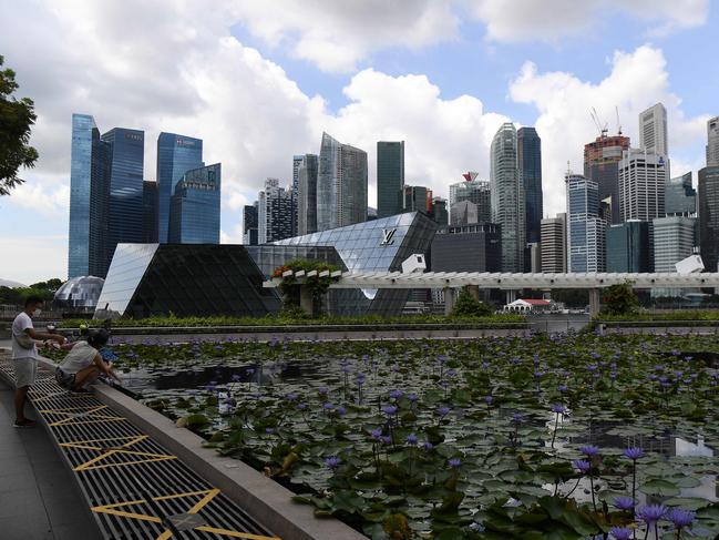 The Singapore skyline. Picture: AFP