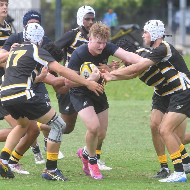 Quinn Timperon. QLD Rugby Union State Championships (17-18 years boys) at the Townsville Sports Precinct. Friday May 23. Metro East against Capricorn. Picture: Evan Morgan