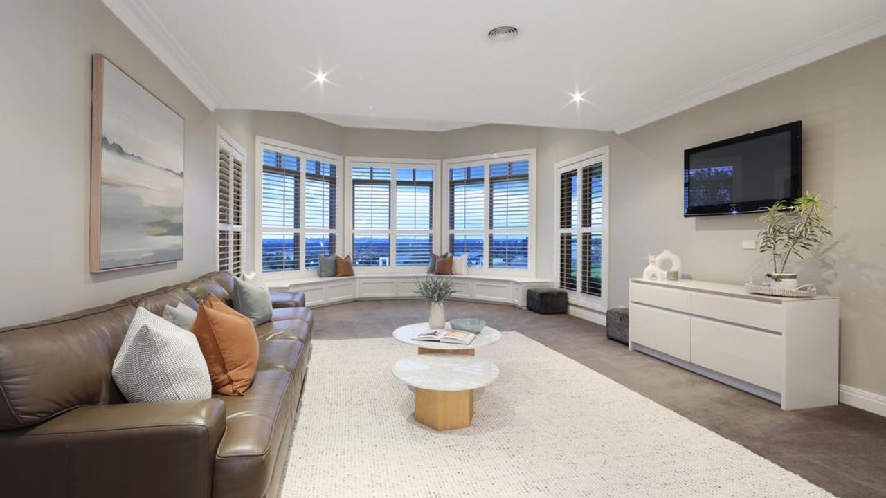 Many of the home’s indoor living spaces make the best of impressive views.