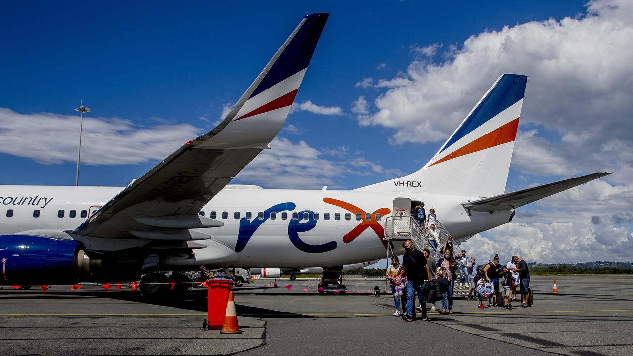 Rex and other airlines are ramping up operations after a torrid 18 months for air travel. Picture: Jerad Williams