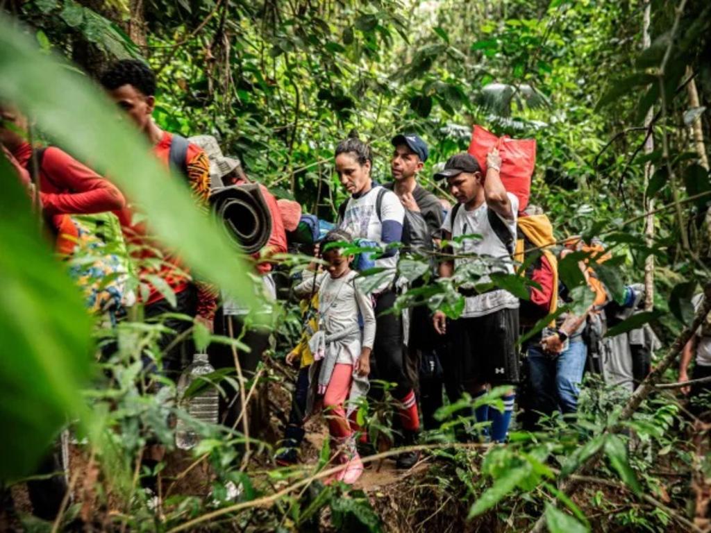 Large groups including families with children are often exposed to horrors inside the jungle. Picture: Juan Carlos Tomasi/MSF