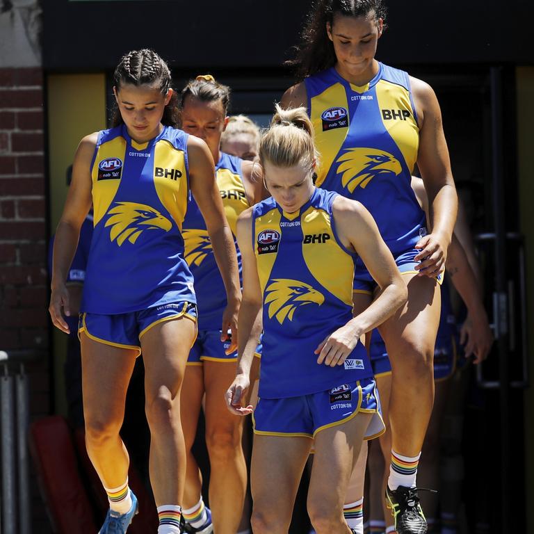 A number of West Coast Eagles were forced into self-isolation following the January 22 match against the Adelaide Crows. Picture: Dylan Burns/AFL Photos via Getty Images