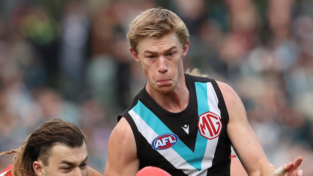 The extra testing will hopefully provide clarity for Marshall after his second concussion in a short space of time. (Photo by Sarah Reed/AFL Photos via Getty Images)