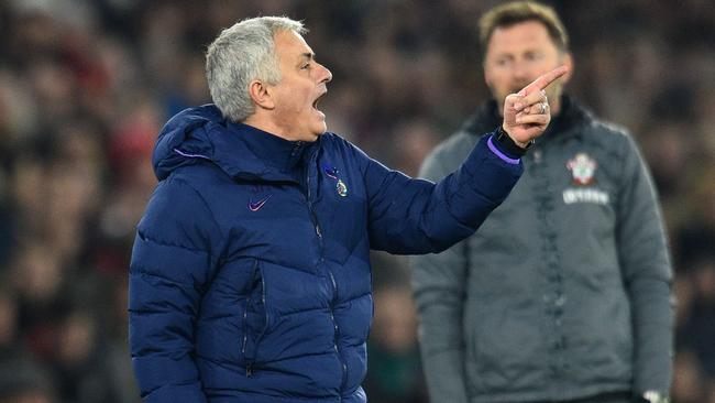 Tottenham manager Jose Mourinho says a replay is what his team doesn’t need. Picture: AFP