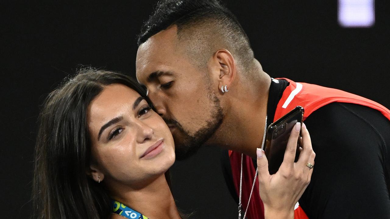 ‘Hope he finds peace’: Kyrgios’ ex’s revealing message