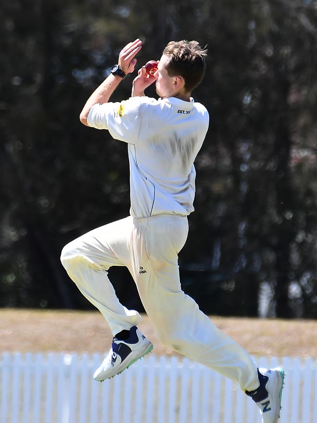 Valley bowler Flynn Thomason. Picture, John Gass