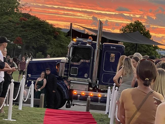 Aldridge State High School students celebrate their formal.