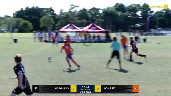Replay: FQ Wide Bay South v Lions FC (U12 girls gold cup) - Football Queensland Junior Cup Day 1