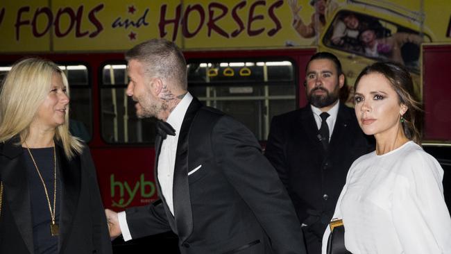 Here they are at London’s National Portrait Gallery in March. Picture: Getty