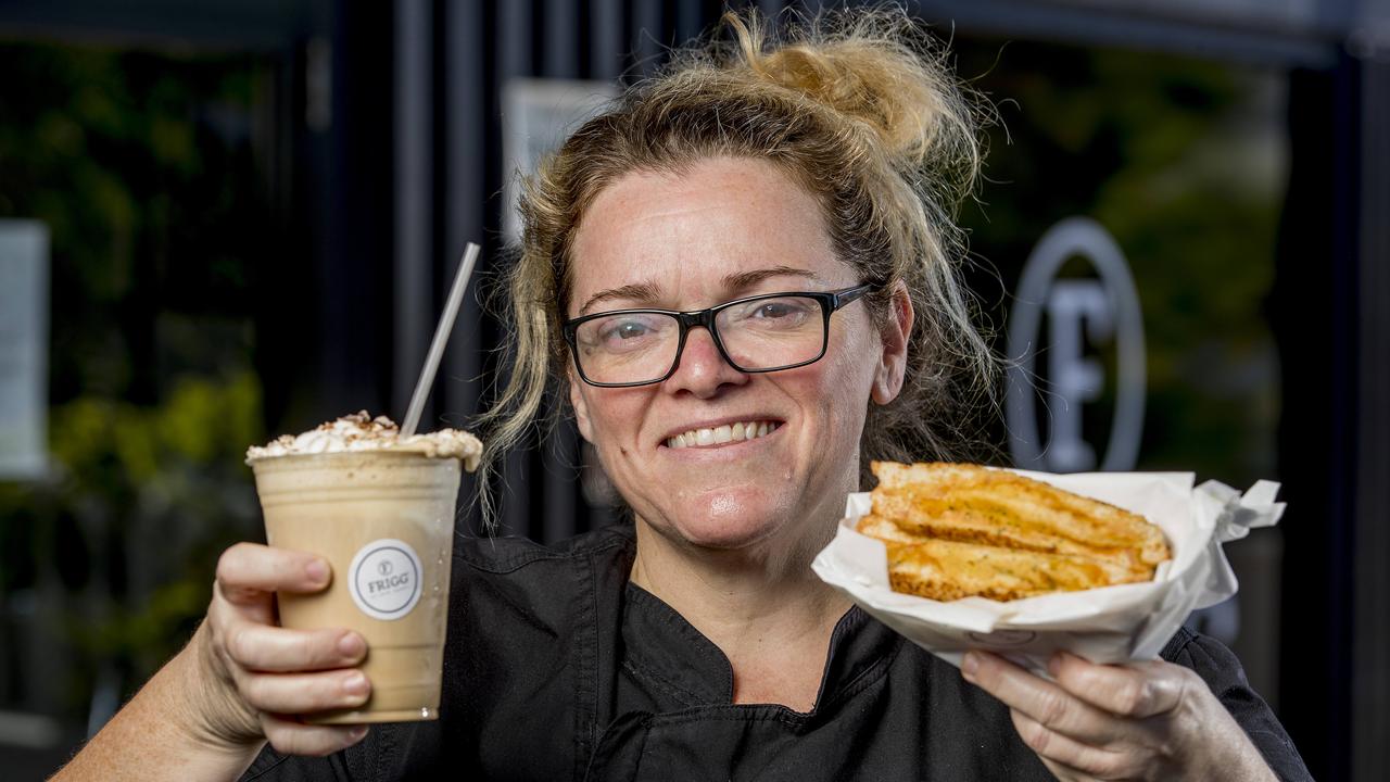 Toula Scott at her Labrador Frigg Cafe, which will soon have an Ascot operation. Picture: Jerad Williams