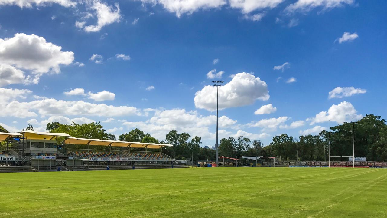 Langlands Park Stadium, known also as Totally Workwear Stadium, at Coorparoo.