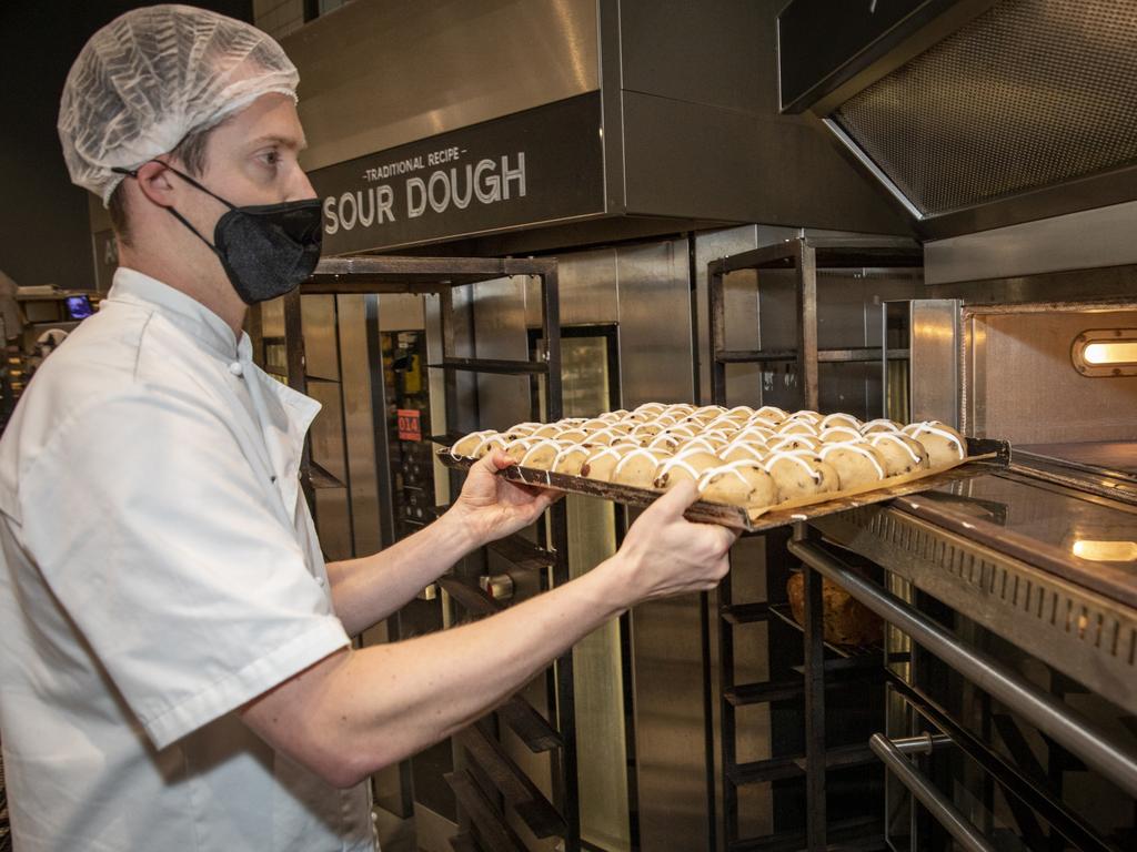 Woolworths launched its hot cross bun range on Tuesday. Photo: Dallas Kilponen, Supplied/Woolworths