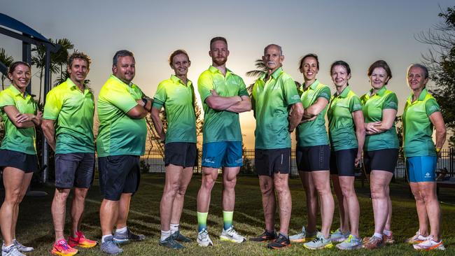 13 NT triathletes were selected to compete in the Townsville World Championships. Picture: Patch Clapp