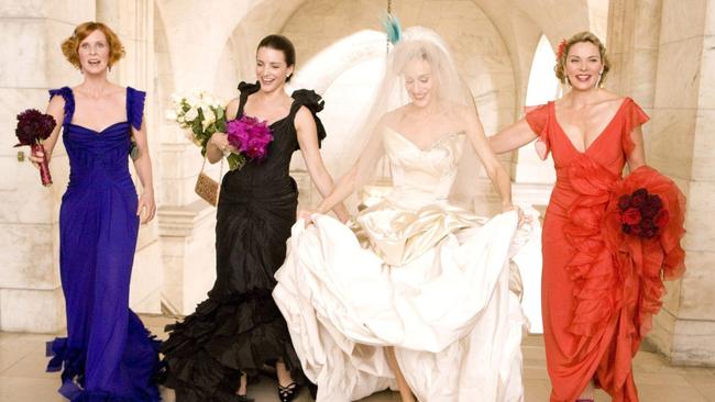 Cynthia Nixon, Kristin Davis, Sarah Jessica Parker and Kim Cattrall in the 2008 film Sex And The City.