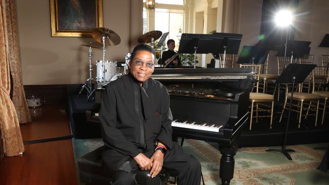 The International Jazz Day launch at Government House, with UNESCO Goodwill Ambassador, Herbie Hancock. Picture: Alex Coppel