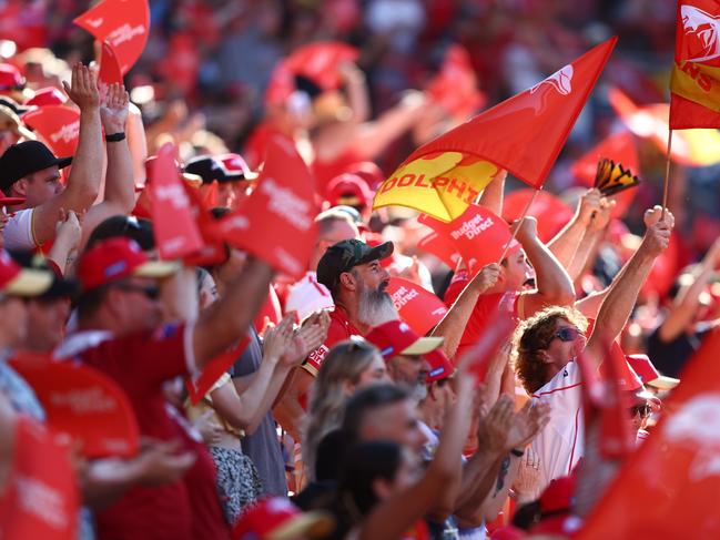 The Dolphins have capitalised on Suncorp Stadium’s corporate opportunities. Picture: Chris Hyde/Getty