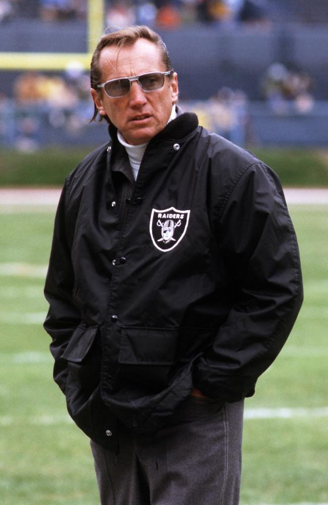 Bale portrays the late Oakland Raiders owner Al Davis, seen here in 1977. Picture: George Gojkovich/Getty Images