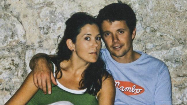 Crown Prince Frederik of Denmark and Mary Donaldson, as she was known then, in a photo believed to be taken shortly after their first meeting in 2000.