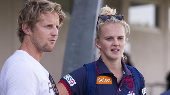 Shae Sloane with her brother Rory. Picture: AAP Images