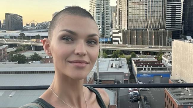 Ruby Rose in Melbourne last month. Picture: Instagram