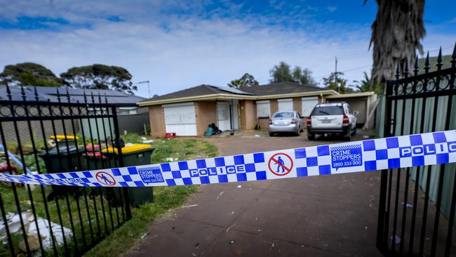 The house where the attack took place. Picture: NCA NewsWire / Roy VanDerVegt