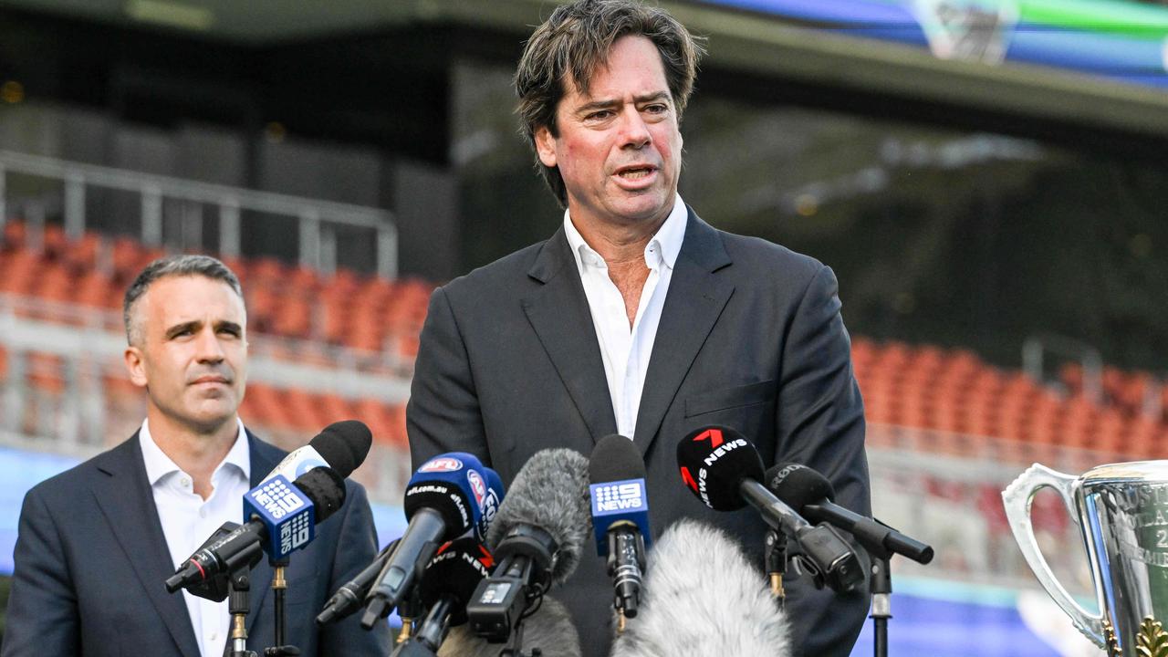 Gillon McLachlan has not announced his next move. Picture: NCA NewsWire / Brenton Edwards