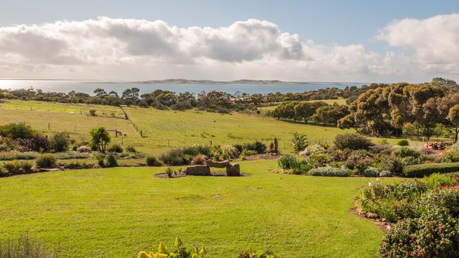 The view towards the ocean