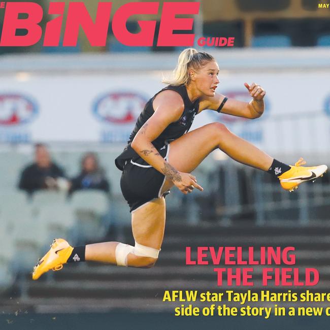 Tayla Harris stars on the cover of this Sunday’s <i>The Binge Guide.</i>