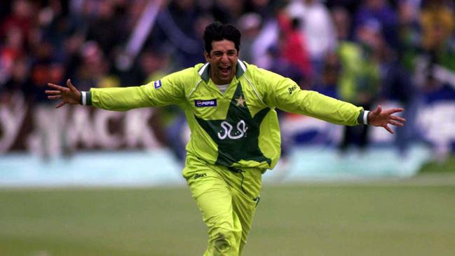 Pakistan legend Wasim Akram in his heydey.