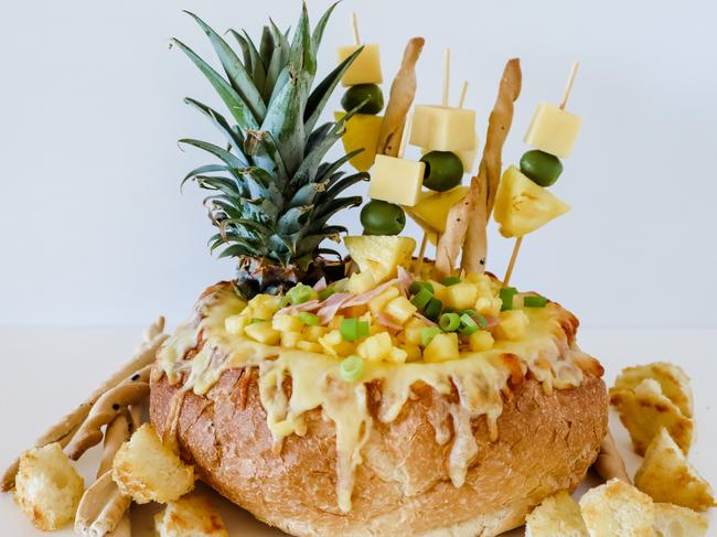 Hawaiineapple cob loaf. Picture: taste.com.au