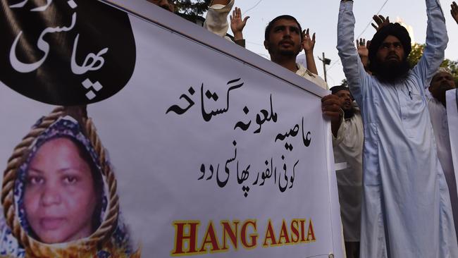 Mother-of-five Asia Bibi is in a tiny cell in Pakistan awaiting execution for blasphemy.